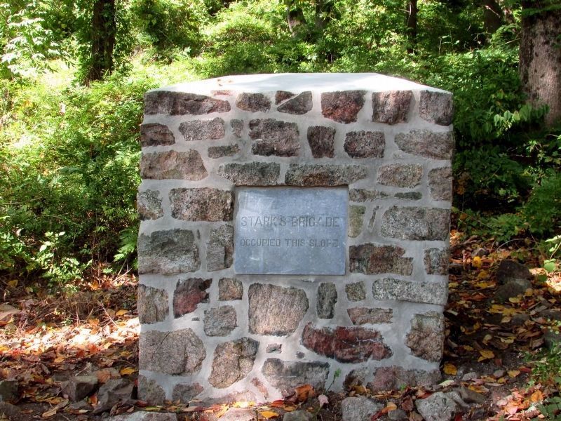 Starks Brigade Monument after Restoration image. Click for full size.