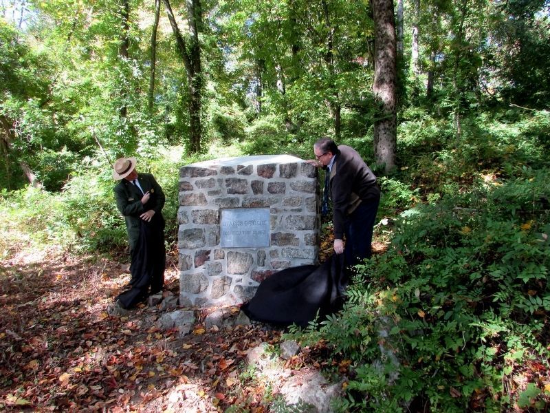 Unveiling the Restored Starks Brigade Monument image. Click for full size.