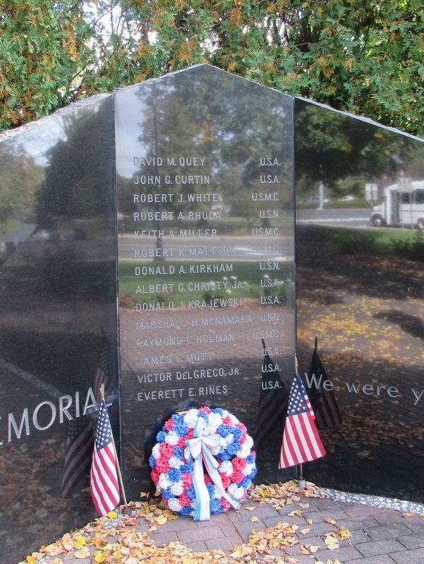 Manchester Vietnam Veterans Memorial. Click for full size. Manchester Vietnam Veterans Memorial image. Click for full size.