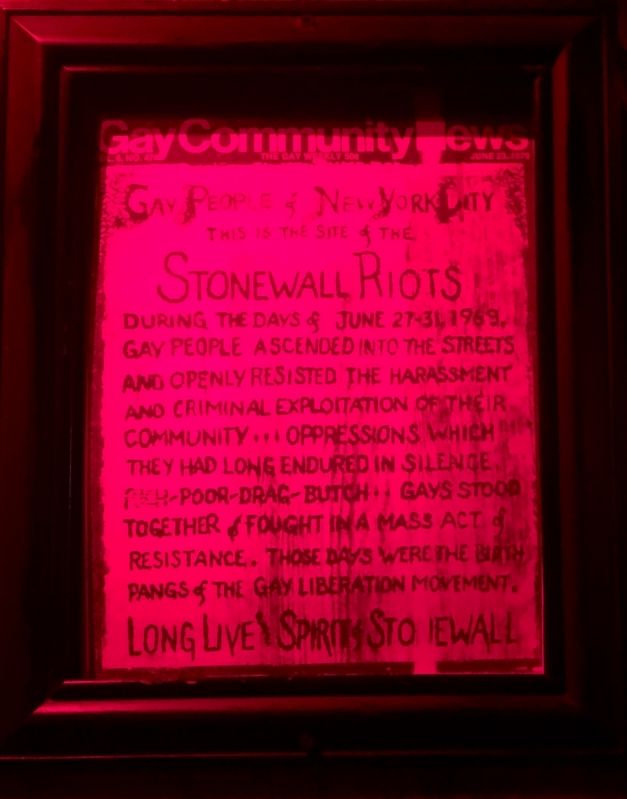 Stonewall Riots 10th Anniversary - Front Page of Gay Community News (June 23, 1979, Vol. 6, No. 47) image. Click for full size.