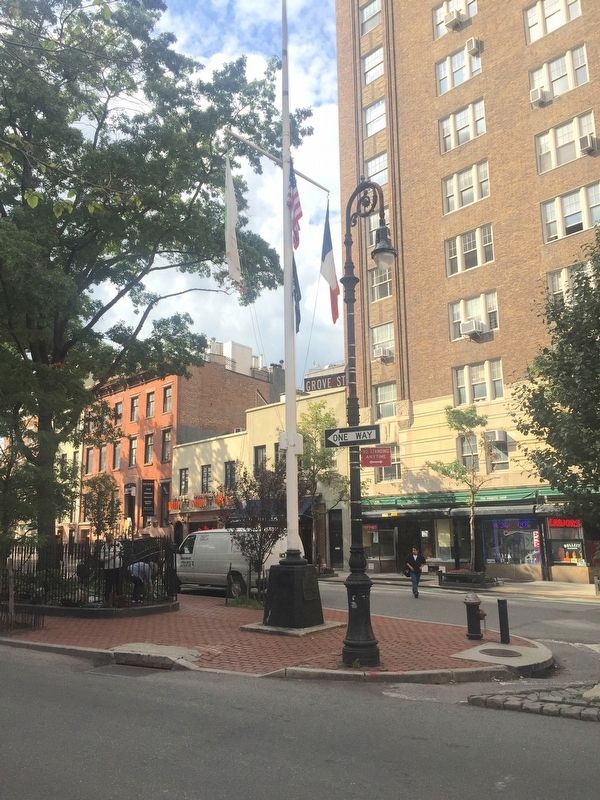 Ephraim Ellsworth and the New York Fire Zouaves Marker - Wide View. Click for full size. Ephraim Ellsworth and the New York Fire Zouaves Marker - Wide View image. Click for full size.