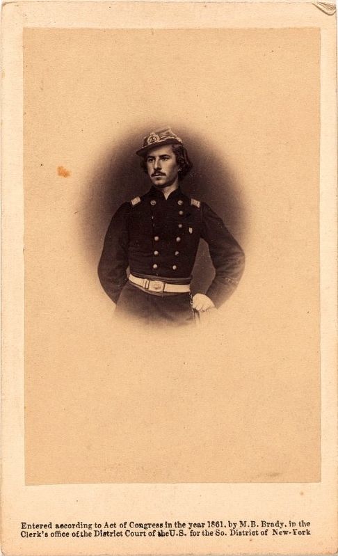 <i>E.E. Ellsworth, late colonel of N.Y Fire Zouaves</i> image. Click for full size.