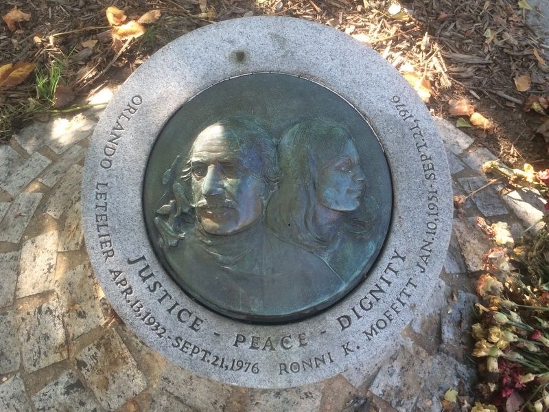 Assassination of Orlando Letelier and Ronni K. Moffitt Marker image. Click for full size.