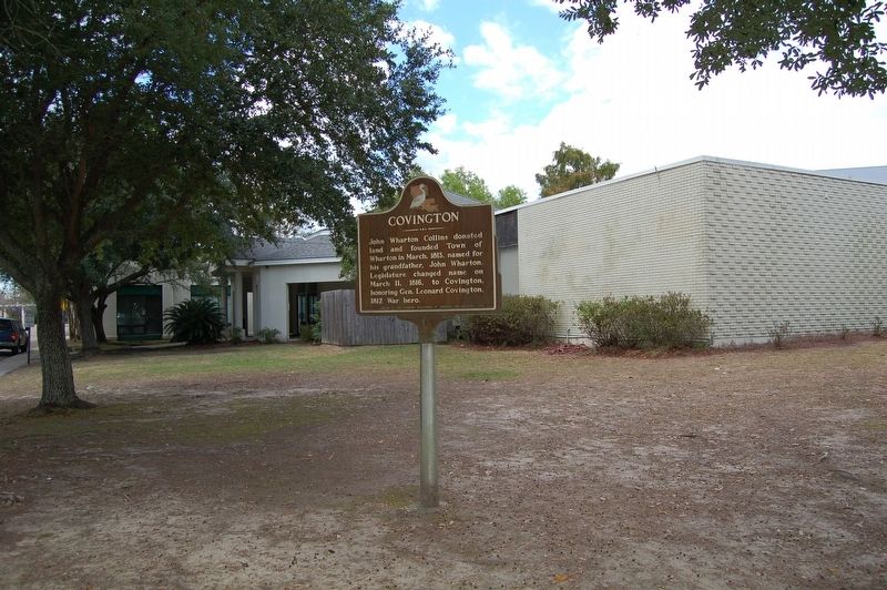 Covington Marker. Click for full size. Covington Marker image. Click for full size.