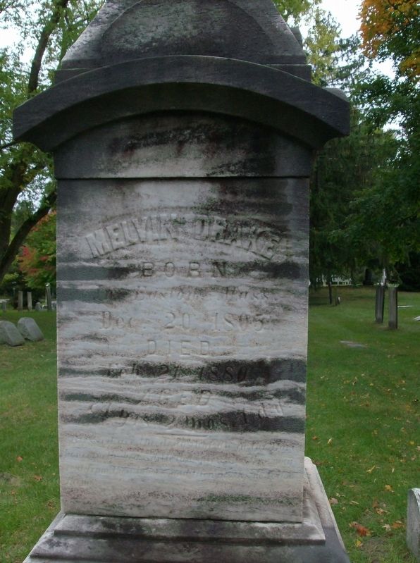 Melvin Drake gravestone image. Click for full size.