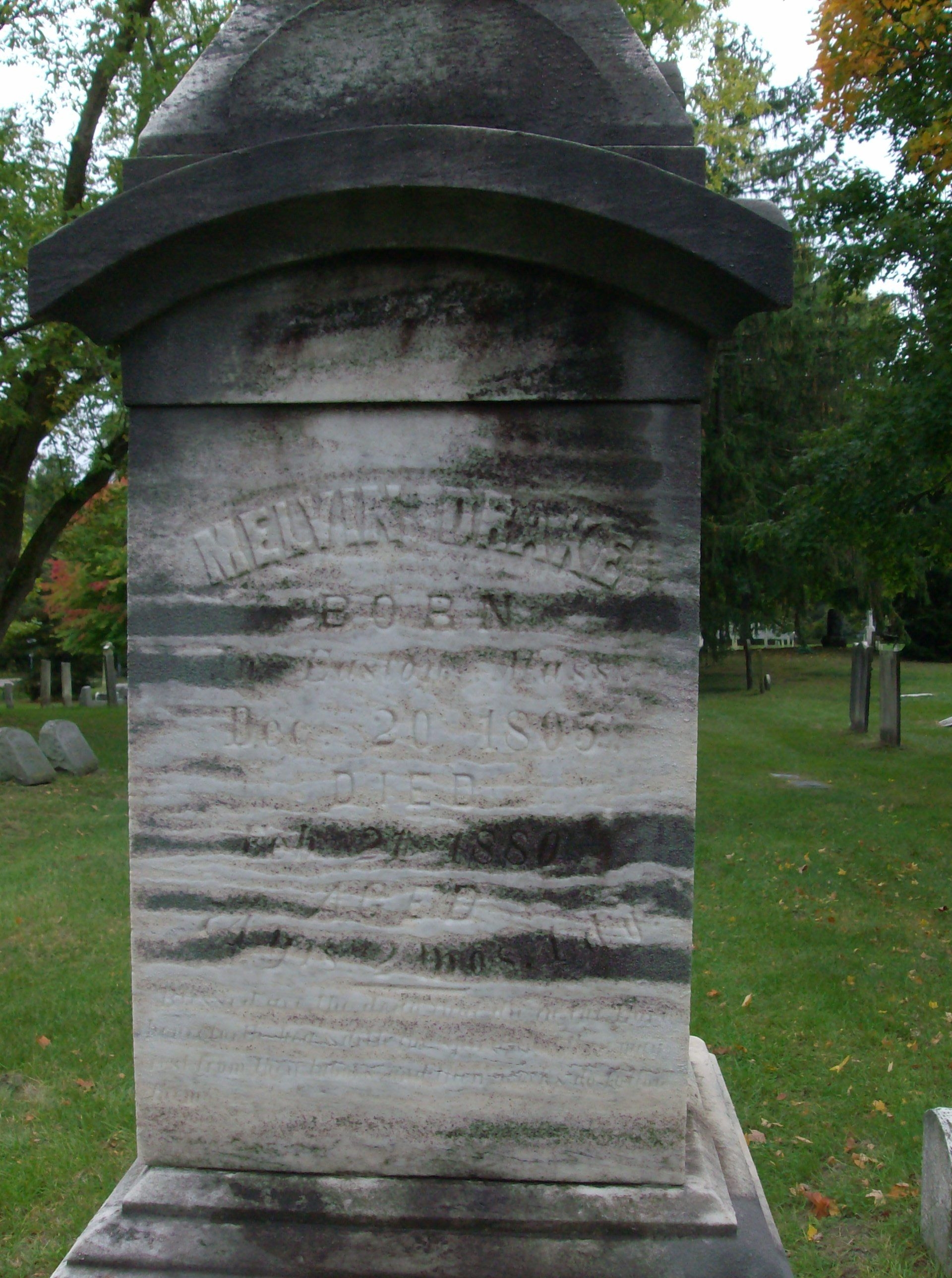 Melvin Drake gravestone