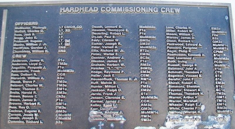 U.S.S. Hardhead (SS 365) Crew image. Click for full size.
