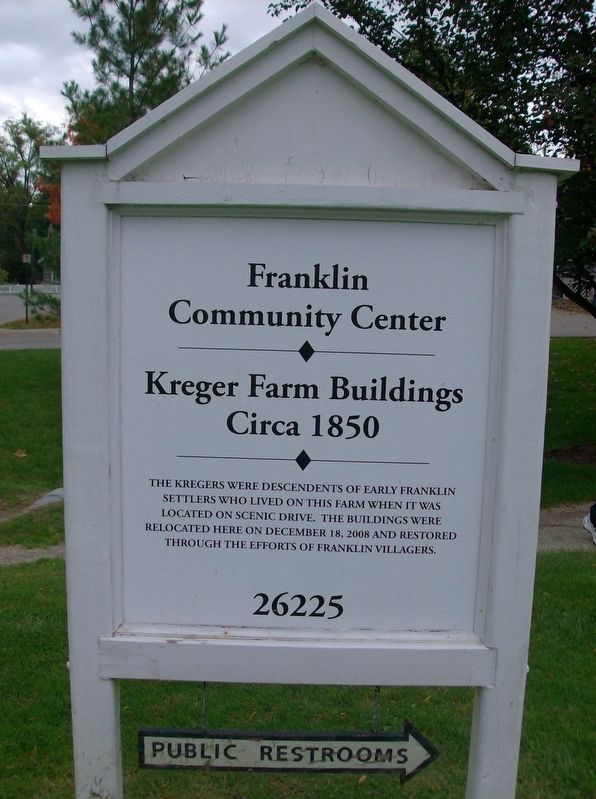 Kreger Farm Buildings Marker image. Click for full size.