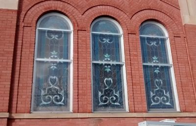 Clare Congregational Church Windows image. Click for full size.