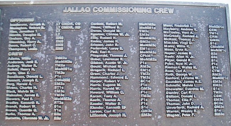 U.S.S. Jallao (SS 368) Crew image. Click for full size.