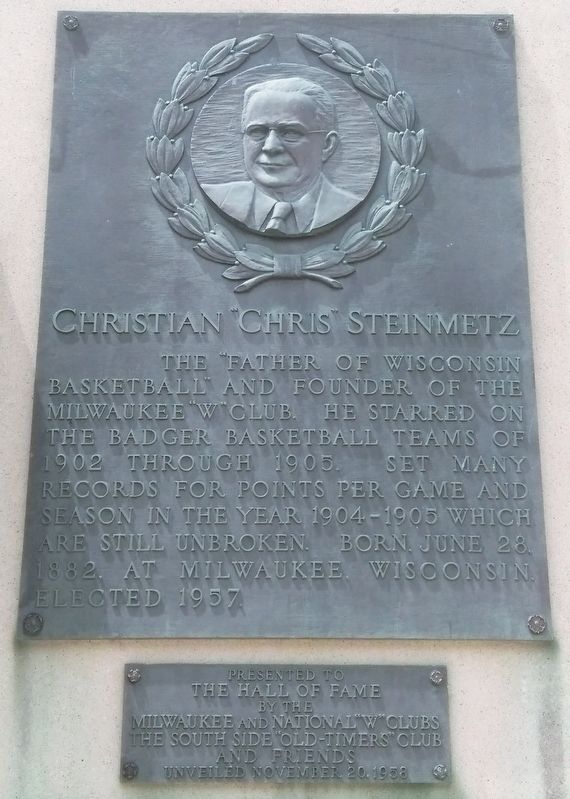 Christian "Chris" Steinmetz Marker image. Click for full size.