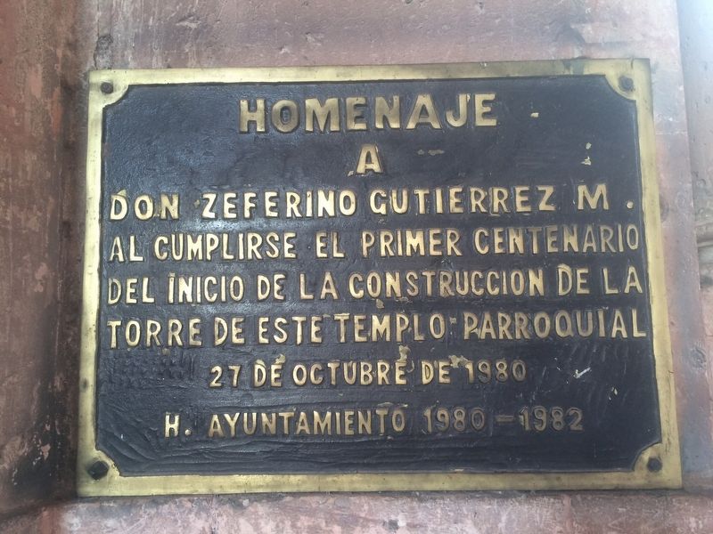 An additional marker to Ceferino Gutiérrez Muñóz image. Click for full size.