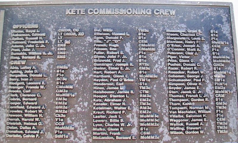 U.S.S. Kete (SS 369) Crew image. Click for full size.