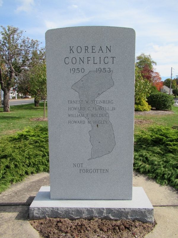 Manchester Korean Conflict Memorial. Click for full size. Manchester Korean Conflict Memorial image. Click for full size.