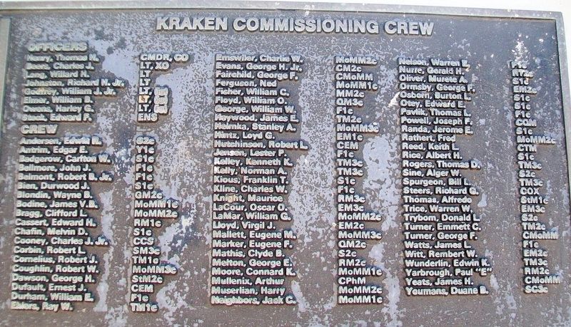 U.S.S. Kraken (SS 370) Crew image. Click for full size.