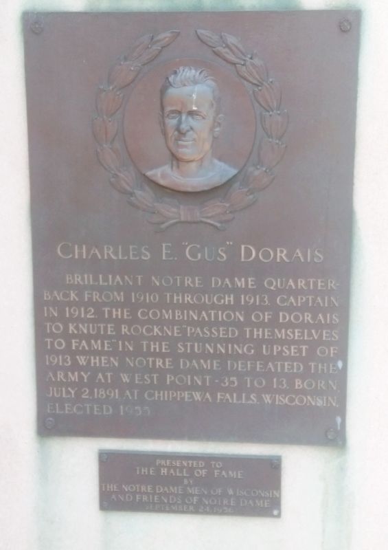 Charles E. "Gus" Dorais Marker image. Click for full size.