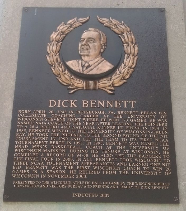 Dick Bennett Marker image. Click for full size.