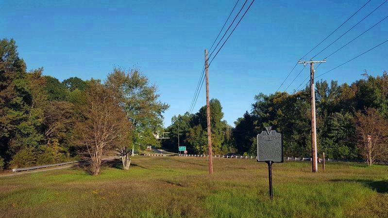 Marker relocated to Winfield Road (facing east). Click for full size. Marker relocated to Winfield Road (facing east) image. Click for full size.