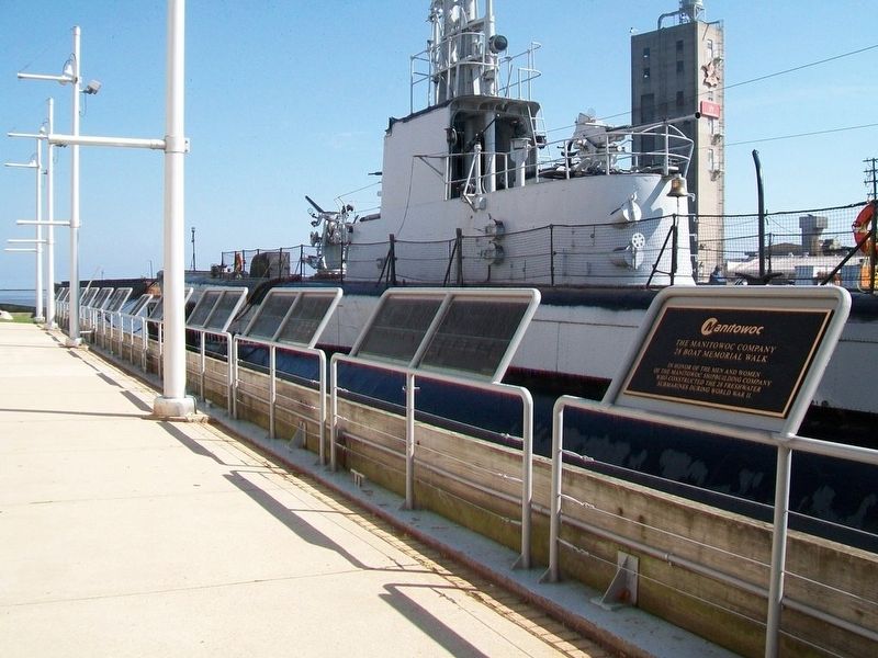 The Manitowoc Company 28 Boat Memorial Walk image. Click for full size.
