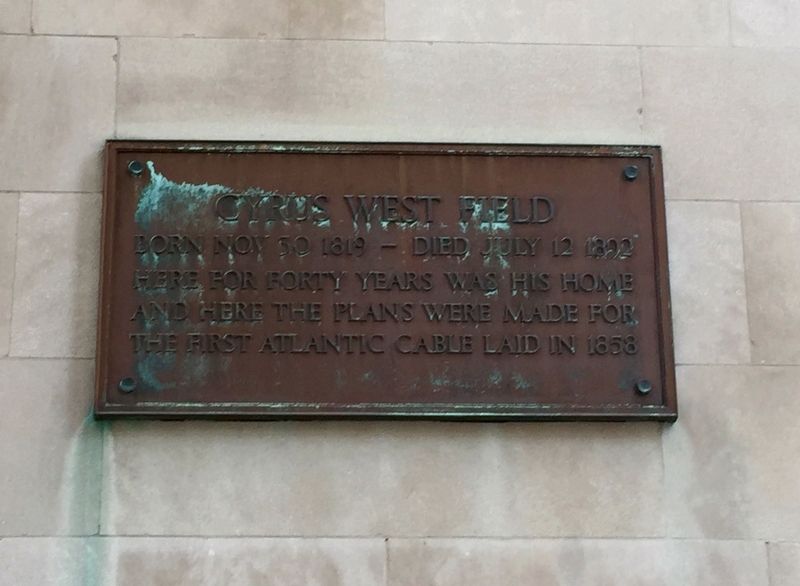 Cyrus West Field Marker image. Click for full size.