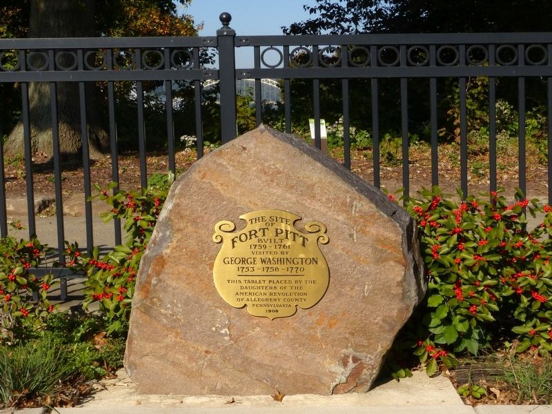 The Site of Fort Pitt Marker image. Click for full size.