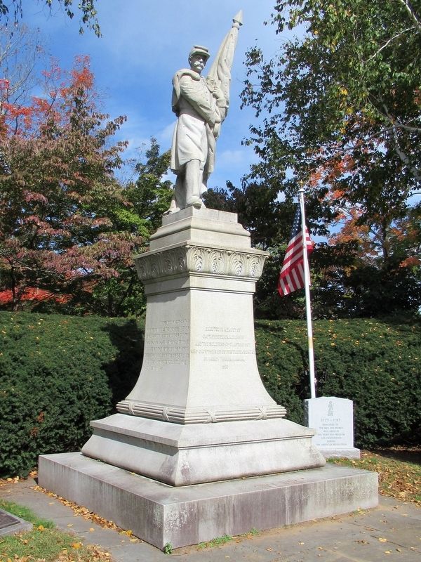 Glastonbury Soldiers Monument. Click for full size. Glastonbury Soldiers Monument image. Click for full size.