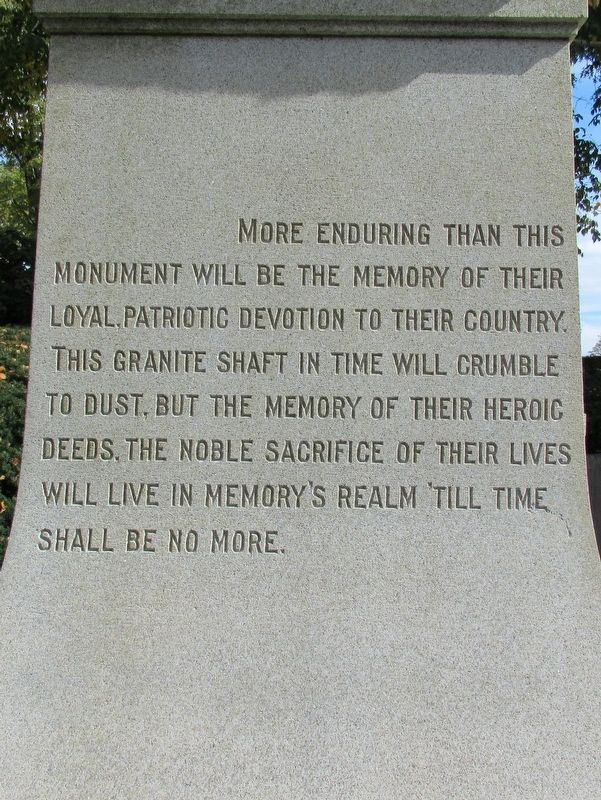 Glastonbury Soldiers Monument image. Click for full size.