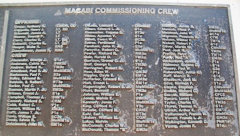 U.S.S. Macabi (SS 375) Crew image. Click for full size.