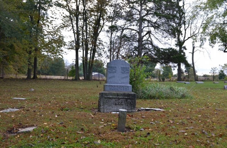 Graves of Elijah Roberts and His Wife Kiziah image. Click for full size.