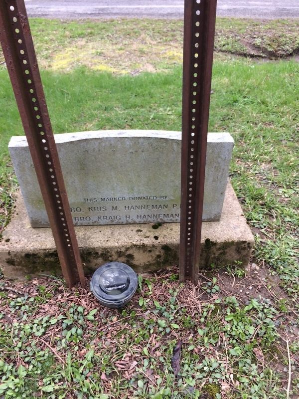 Wood County's First Masonic Lodge Marker image. Click for full size.