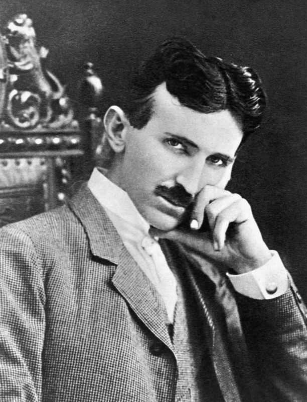 Nikola Tesla image. Click for full size.