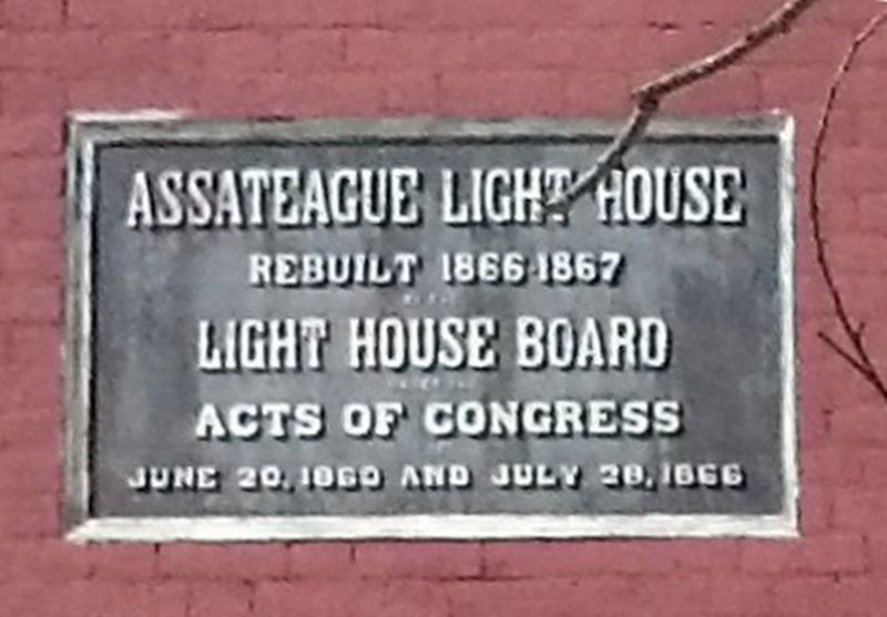 Assateague Light House Marker image. Click for full size.