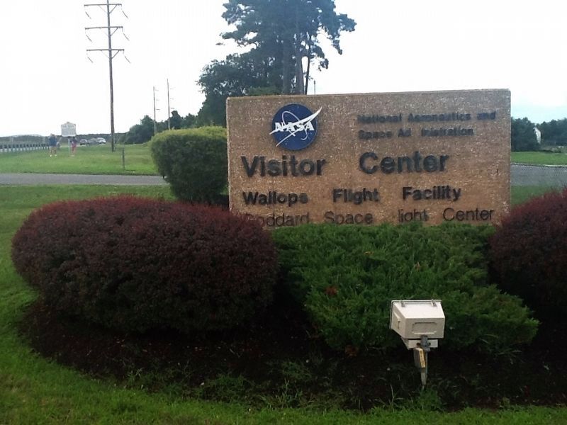 Welcome to the NASA Visitor Center Marker image. Click for full size.
