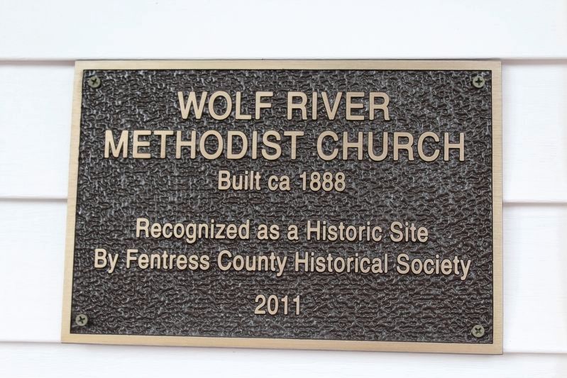 Wolf River Methodist Church image. Click for full size.