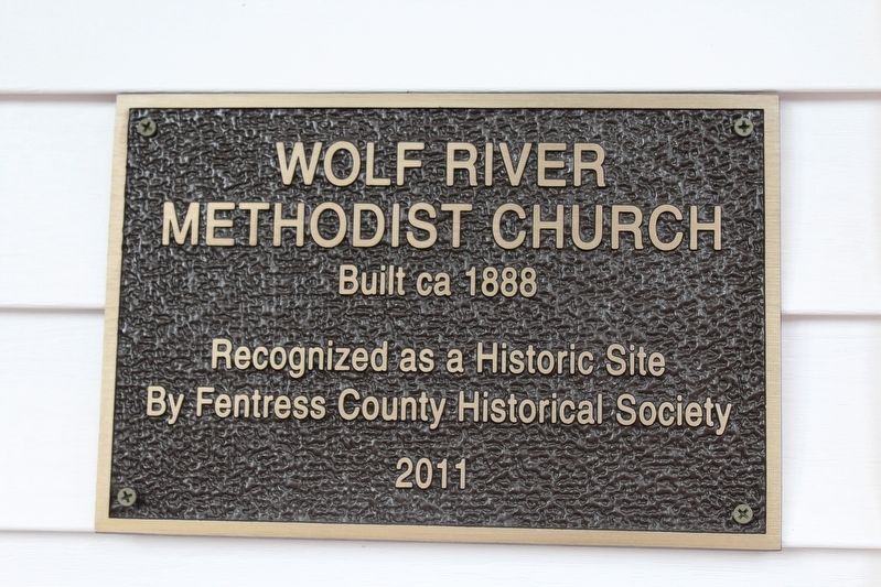 Wolf River Methodist Church image. Click for full size.