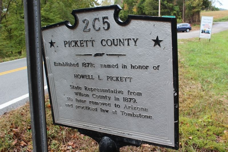 Fentress County / Pickett County Marker image. Click for full size.