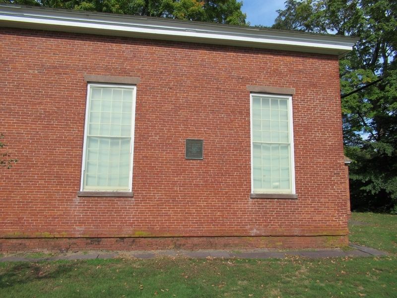 First Meeting House Marker. Click for full size. First Meeting House Marker image. Click for full size.