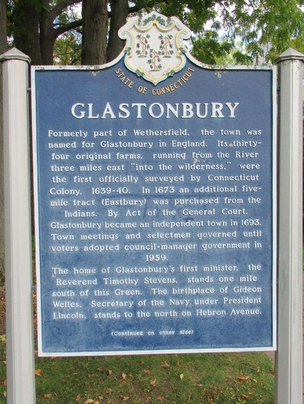 Glastonbury Marker image. Click for full size.