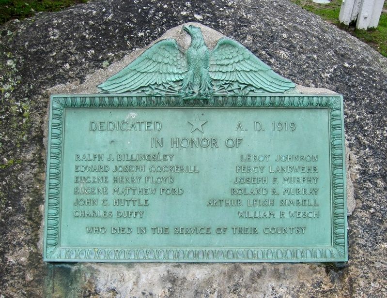 Babylon World War I Memorial Marker. Click for full size. Babylon World War I Memorial Marker image. Click for full size.
