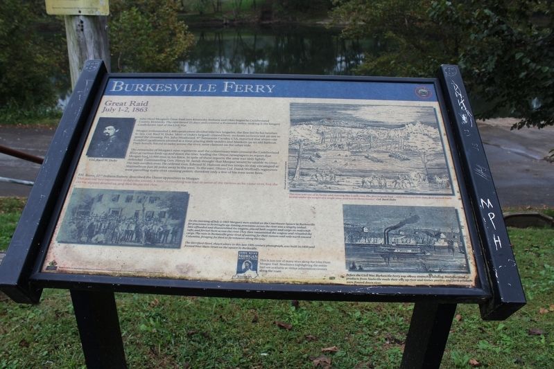 Burkesville Ferry Marker. Click for full size. Burkesville Ferry Marker image. Click for full size.