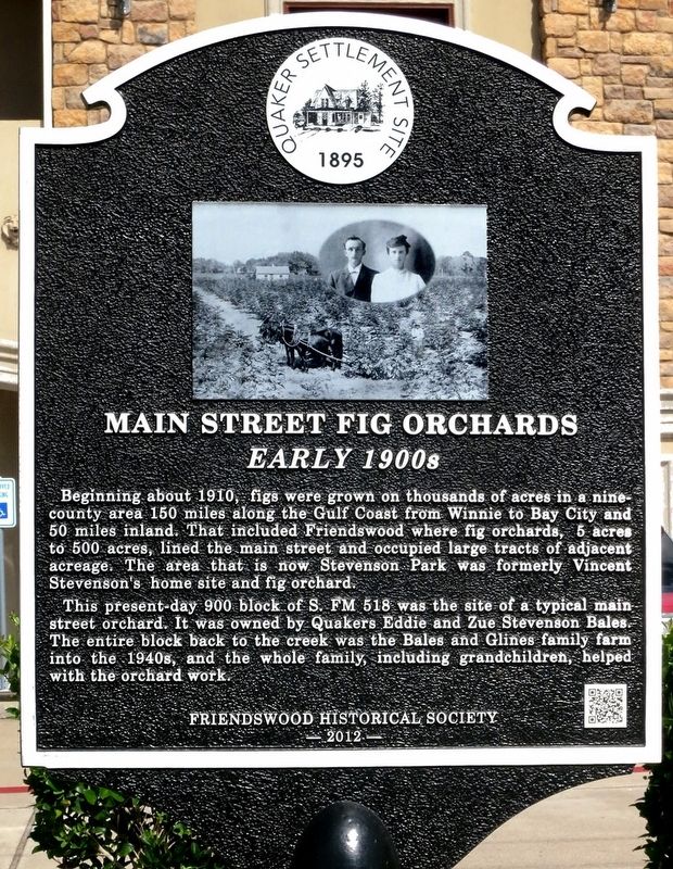 Main Street Fig Orchards Marker image. Click for full size.