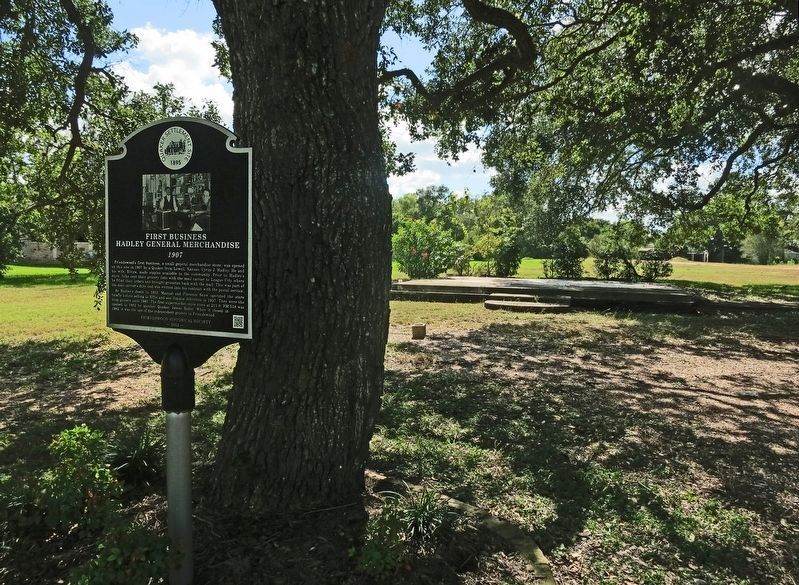 Wide View of First Business Marker Taken From the Front image. Click for full size.