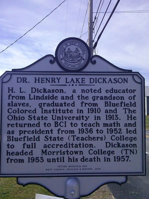 Dr. Henry Lake Dickason Marker image. Click for full size.