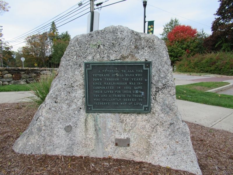 Marlborough Veterans Monument image. Click for full size.