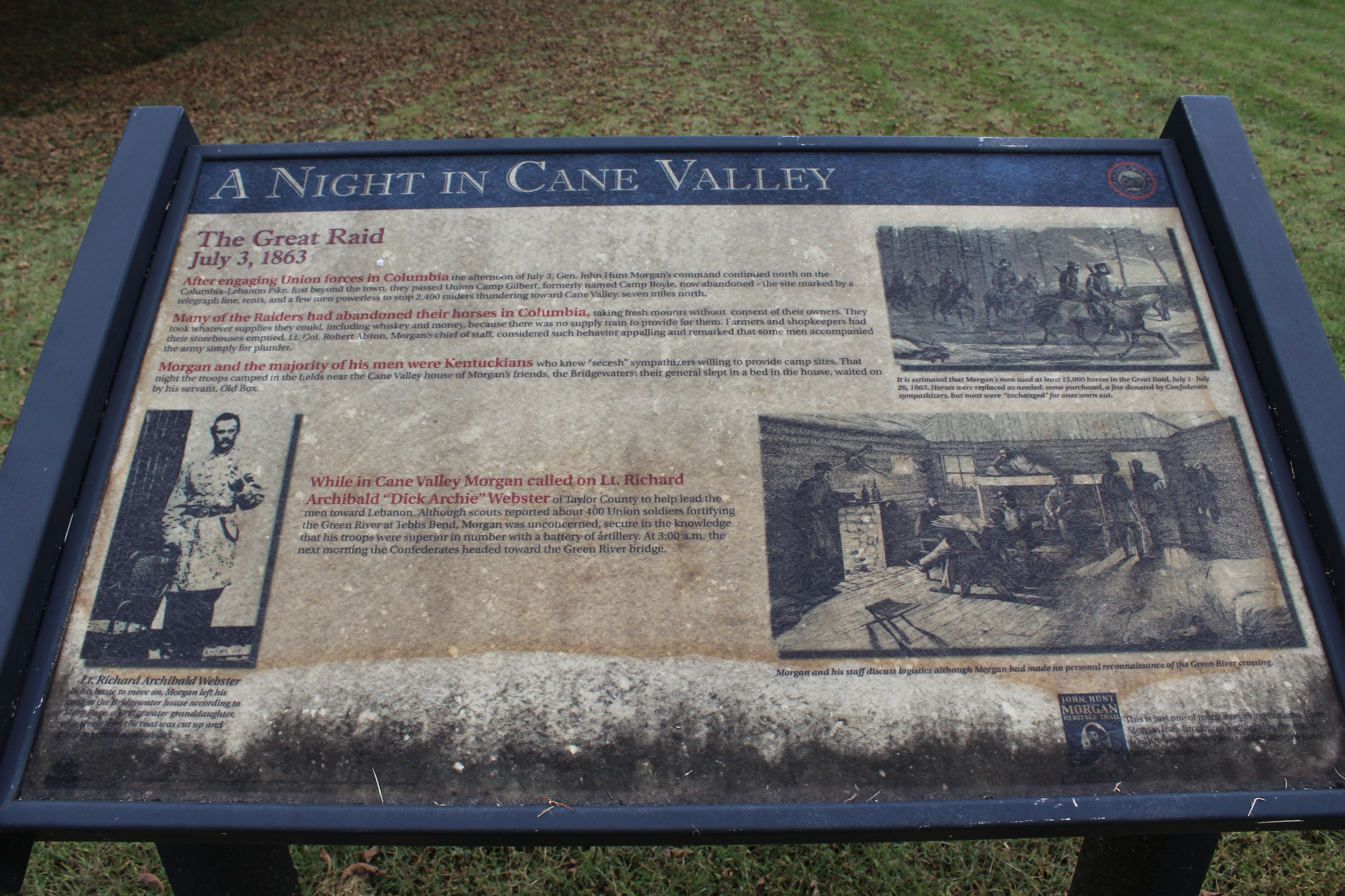 A Night in Cane Valley Marker