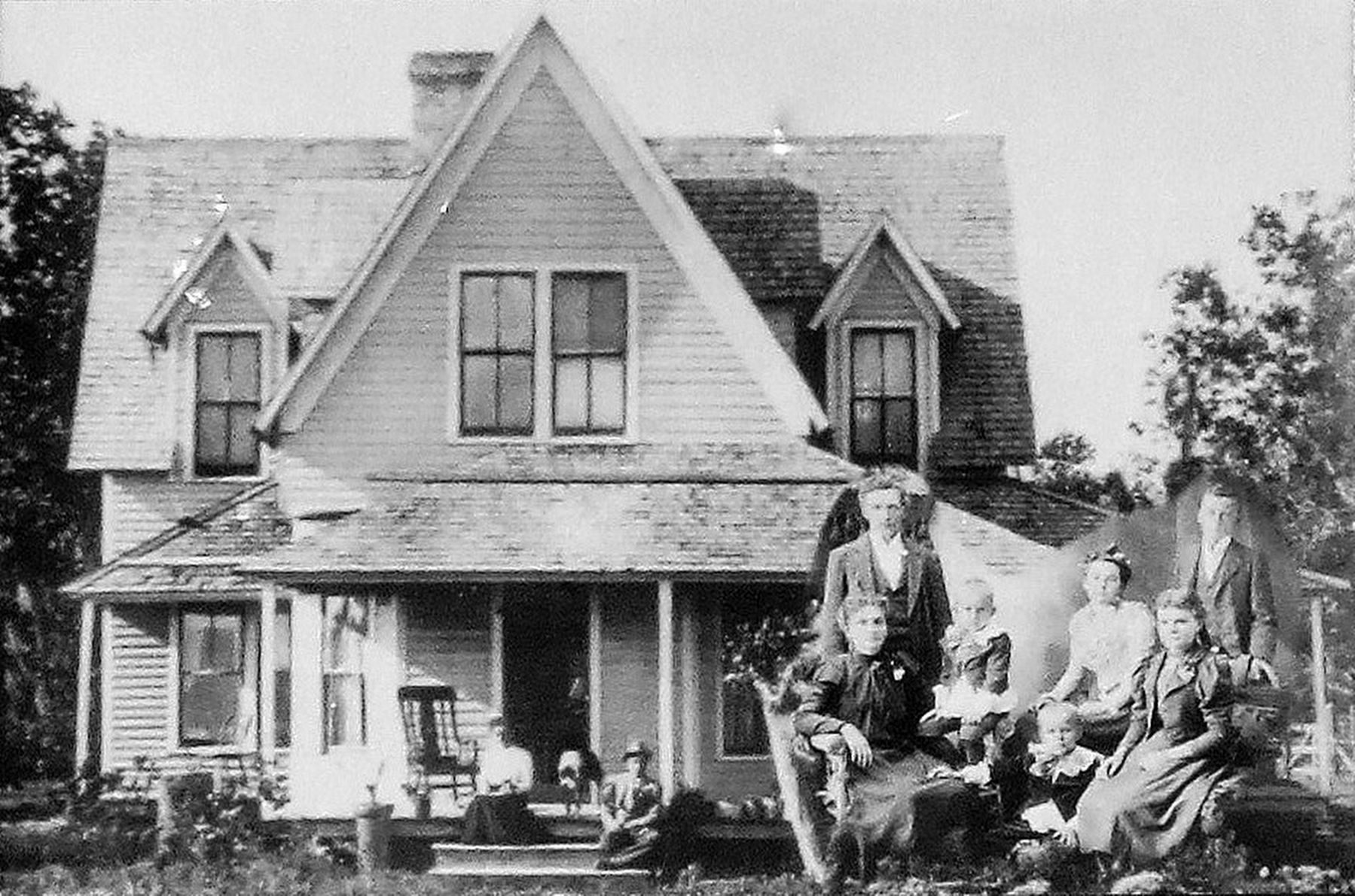 Copied from the First Home and First Family Marker image. Click for full size.