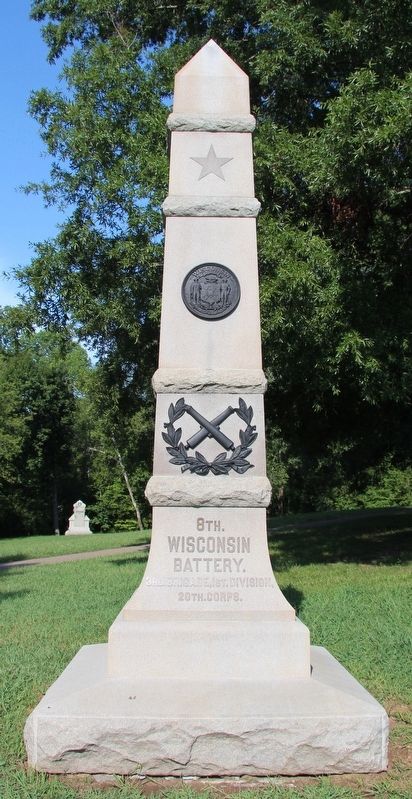 8th Wisconsin Battery Marker. Click for full size. 8th Wisconsin Battery Marker image. Click for full size.