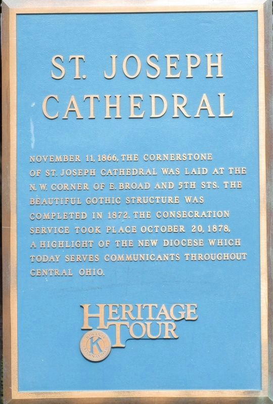 St. Joseph Cathedral Marker image. Click for full size.