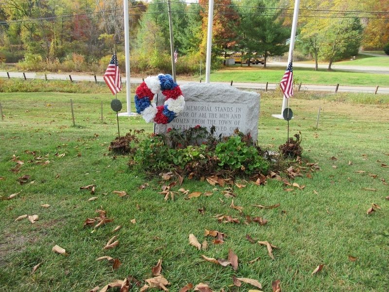Warren Veterans Memorial image. Click for full size.