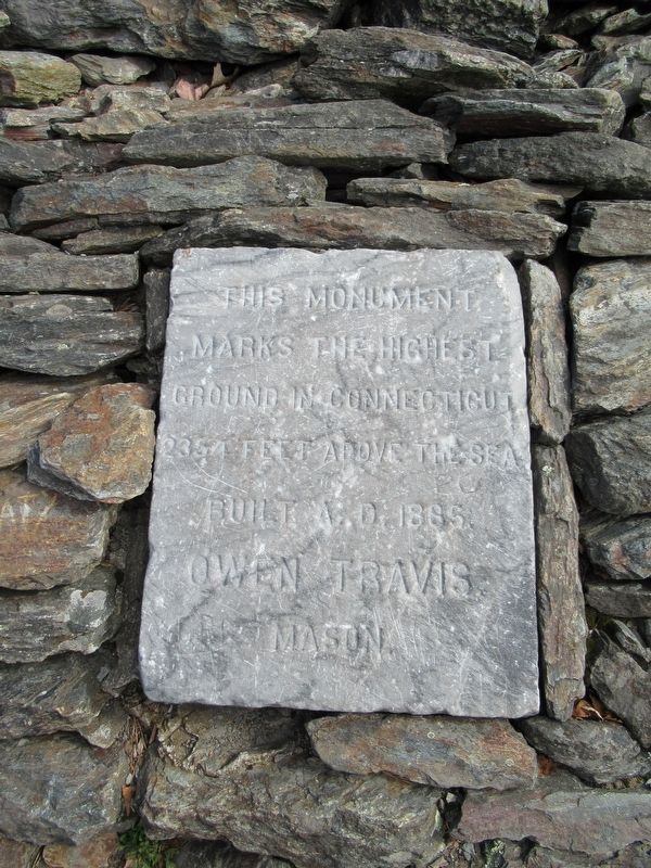 Bear Mountain, Connecticut Marker. Click for full size. Bear Mountain, Connecticut Marker image. Click for full size.
